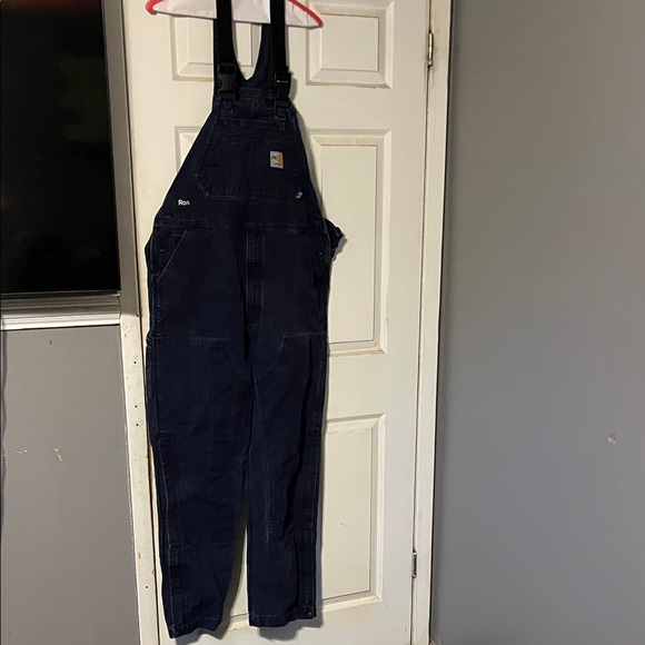 Carhartt Other - Carhartt Dark Blue Cotton Overalls